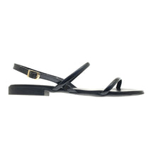Load image into Gallery viewer, black leather sandals for women

