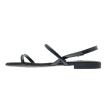 Load image into Gallery viewer, black leather sandals for women
