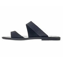 Load image into Gallery viewer, black nubuck leather sandals 
