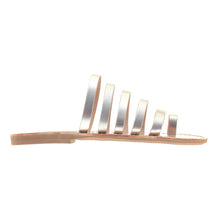 Load image into Gallery viewer, gold leather sandals 
